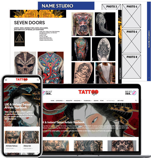 Material required for yearbook and Tattoo Life Map