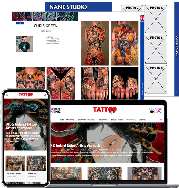 Material required for yearbook and Tattoo Life Map
