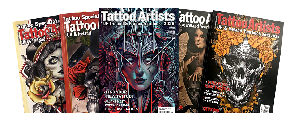Cover UK & Ireland Tattoo Artists Yearbooks